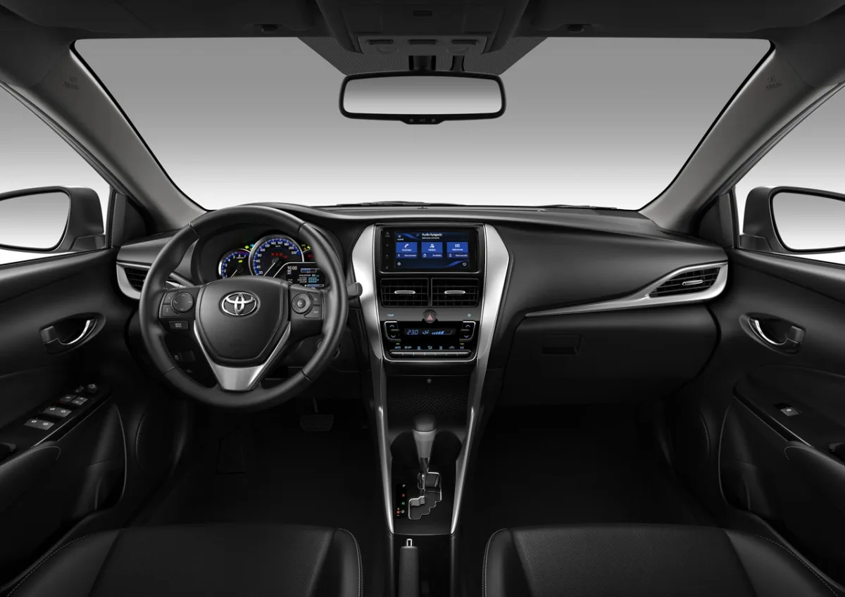 Interior del Toyota Yaris