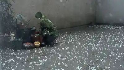 Granizo y lluvias en Río Cuarto: la inestabilidad no da tregua y el alivio recién llegaría el domingo