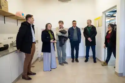 El Gobernador Melella supervisó el nuevo Centro de Desarrollo Infantil en Ushuaia y adelantó detalles de su funcionamiento
