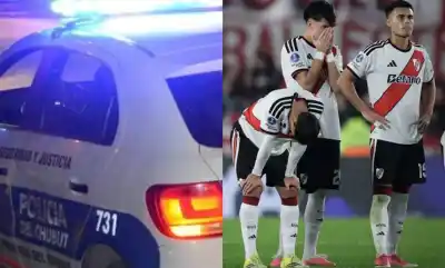 Cantaba la eliminación de River en un segundo piso, perdió el equilibrio y terminó fracturado en Comodoro