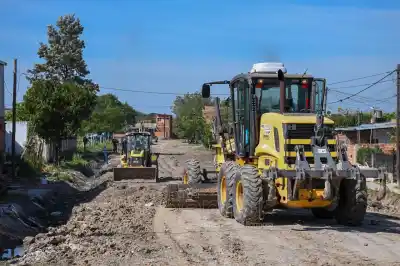 Recuperan la calle Filho en el barrio Santa Rosa: las tareas que se ejecutan