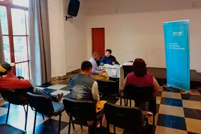 El Volcán: más de 25 vecinos fueron asesorados sobre el CUD y pensiones
