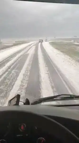 Granizo sobre rutas de Bell Ville y Justiniano Posse: cómo afectó el tránsito