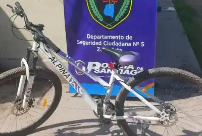 Recuperaron una bicicleta robada en La Banda: la habían vendido por $20 mil