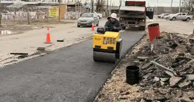 Arrancó la pavimentación de la avenida Percy Clark: el plan que sumará 100 cuadras en Plottier