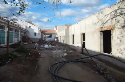 La obra del Hospital de Salud Mental avanza y ya se ven las fachadas terminadas