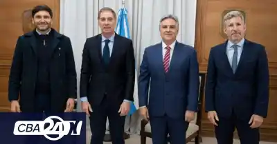 Llaryora y los gobernadores de la Región Centro se reunieron con Santilli en Casa Rosada