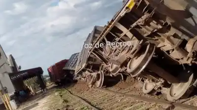 Descarrilaron siete vagones de un tren de carga cerca de Recreo: cómo terminó el hecho
