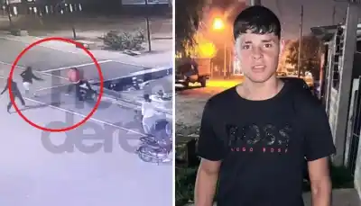Un video captó el momento exacto del crimen que conmocionó una plaza bonaerense