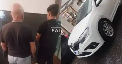 Un inspector municipal terminó en el hospital tras un ataque con auto en plena calle