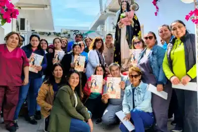 La imagen de Santa Rosa de Lima visitó el Hospital Distrital de Suncho Corral: el gesto que emocionó al personal de salud