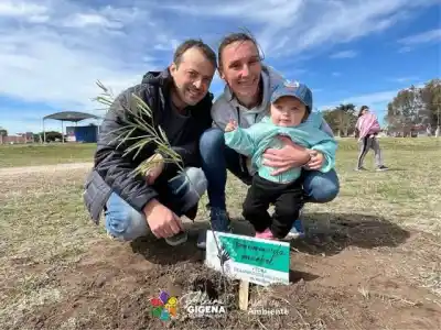 Alcira Gigena: plantarán un árbol por cada bebé nacido en el pueblo
