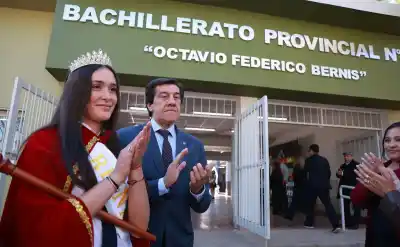 Sadir inauguró la ampliación del Bachillerato N° 5 de Palma Sola: el detalle de la obra que esperaba la comunidad