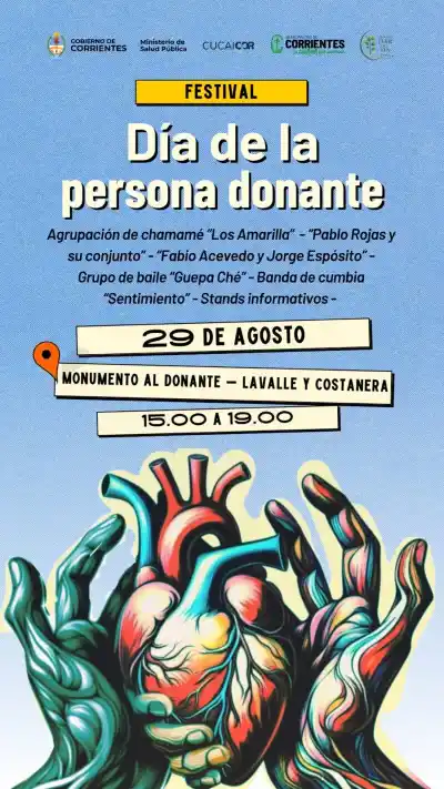 Un festival en la Costanera honrará a los donantes de órganos: la historia que dio origen a la fecha
