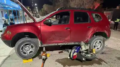 Dos motociclistas heridos tras un choque en Playa Unión: cómo terminó el violento impacto