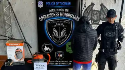 Recuperan una aspiradora robada y atrapan al acusado en Tucumán: el detalle que marcó la pesquisa