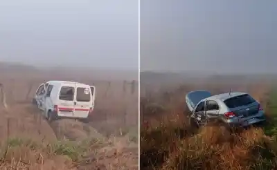 Choque en la Ruta 7: cómo se produjo el impacto entre un auto y una camioneta