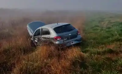Choque en la Ruta 7: dos policías y un empleado de supermercado terminaron hospitalizados
