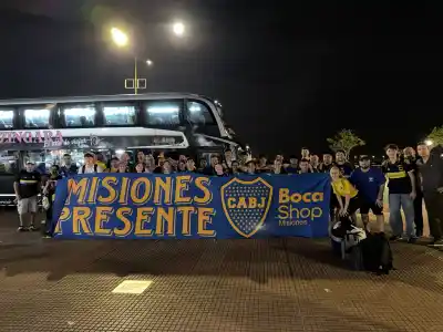 Boca Shop Misiones partió con 43 hinchas a La Bombonera: qué pasó con los que se quedaron afuera