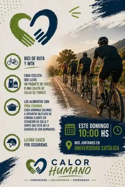 Pedaleada solidaria en Salta: cómo sumarse y qué hay que llevar