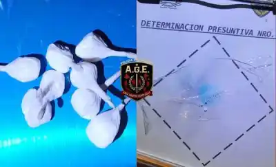 Detuvieron a un motociclista con cocaína en Puerto Madryn: la pena que arriesga