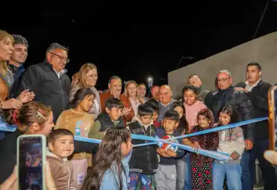 Quintela inauguró el Polideportivo Manuel Vicente Luna en Vichigasta: los detalles de la obra
