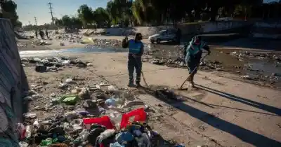 Retiraron 150 toneladas de basura del colector Papagayos: qué plan estudian para frenar los vuelcos