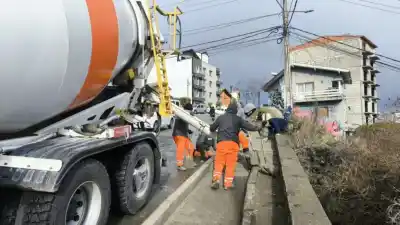 Bariloche avanza con una nueva vereda en Segundo Sombra: los detalles de la obra que promete cambiar la circulación