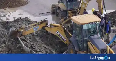 Cortes y baja presión de agua en Río Gallegos: qué se sabe de la reparación del caño en la Autovía 17 de Octubre