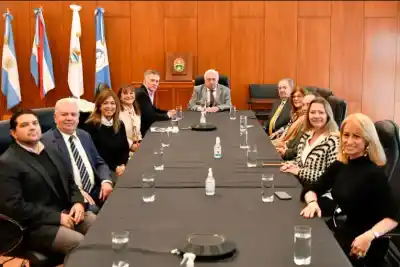 Carlomagno encabezó la recepción a las nuevas autoridades de la Magistratura: qué temas se pusieron sobre la mesa