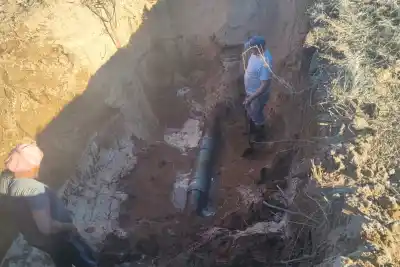 San Luis Agua reparó el ramal IV del acueducto del Oeste: qué zonas quedaron sin suministro
