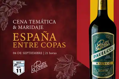 Cena "España entre Copas" en Restó Ruta 11: cómo es el menú de tres pasos con maridaje
