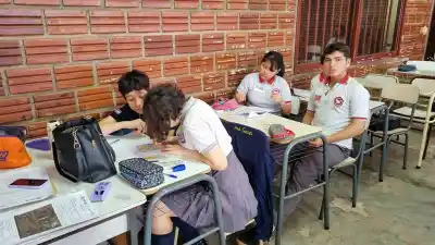Con casi 400 alumnos, el Instituto Espíritu Santo fue sede de una nueva jornada del concurso de alfabetización: qué viene ahora