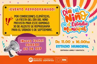 La Fiesta del Día del Niño en Bariloche cambió de fecha: cuándo se hará finalmente