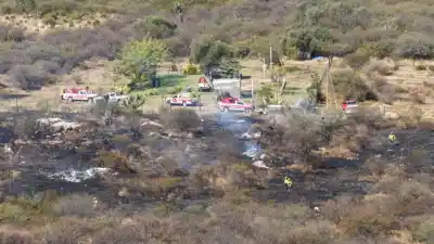 Incendio en Juan Caro: cómo evitaron que las llamas llegaran a las viviendas