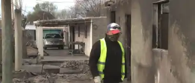 Incendios en Pocito: la colecta de Brigadas Educativas para asistir a las familias que perdieron todo