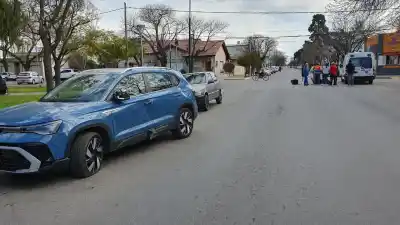 Tercer accidente en una tarde en 9 y 16: cómo fue la colisión que dejó herido a un cadete