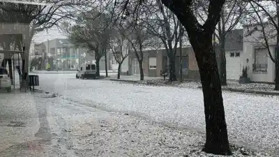 Granizo en Córdoba: el detalle que marcó la caída de piedras en Marcos Juárez