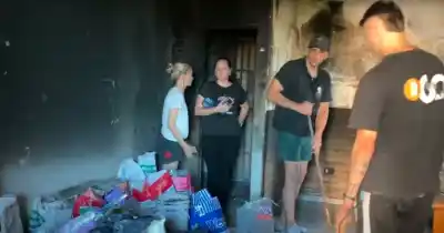 Rosario: El televisor que estalló en llamas y dejó a una familia sin nada, con un detalle que indigna