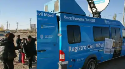 El Registro Civil Móvil llega a 10 localidades de Neuquén: el dato que tenés que saber para hacer el DNI