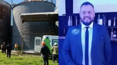 Tragedia en un silo de Pergamino: un trabajador murió atrapado y su compañero fue rescatado al límite