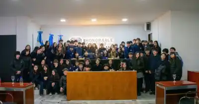 Alumnos del Salesiano ocuparon el recinto del Concejo: de qué se trató la jornada
