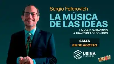 Sergio Feferovich llega a Salta con un espectáculo que fusiona música y creatividad