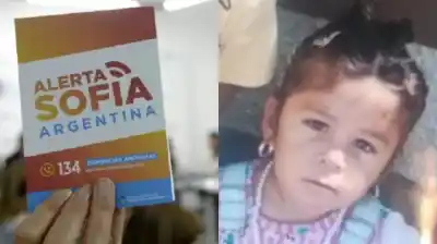 Desaparición en Cosquín: activan el protocolo más urgente para encontrar a una nena de dos años