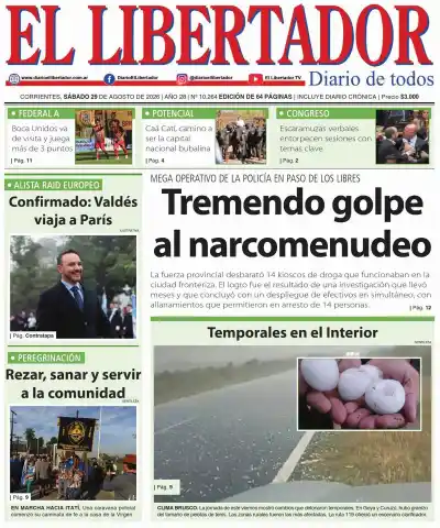 Edición digital del 29 de agosto: todas las noticias de Corrientes en un solo lugar