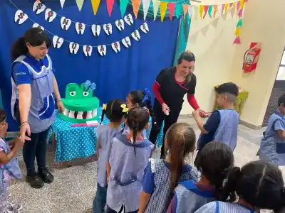 Salud bucal en los jardines de infantes: cuántos chicos de Riacho He Hé participaron de la jornada