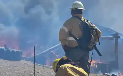 Incendio en Volcán: cómo evitaron que las llamas arrasaran una vivienda en Chilcayoc