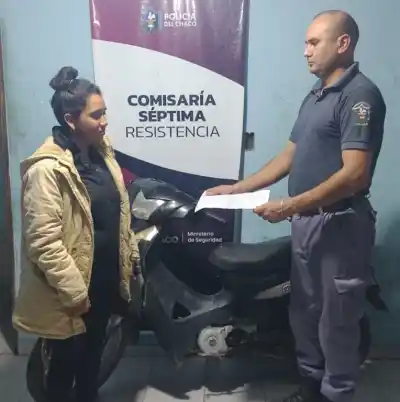 Robo exprés en Resistencia: cómo recuperaron la moto en menos de dos horas