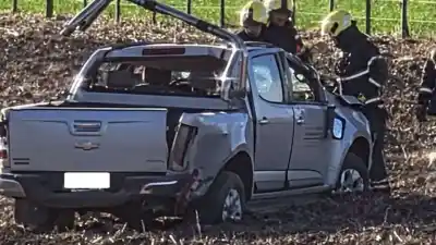 Murió un vecino de Pozo del Molle al volcar en la ruta 13: qué se investiga