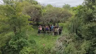 Jornada de voluntariado en Santa Catalina: cómo se recupera un sector clave de la reserva